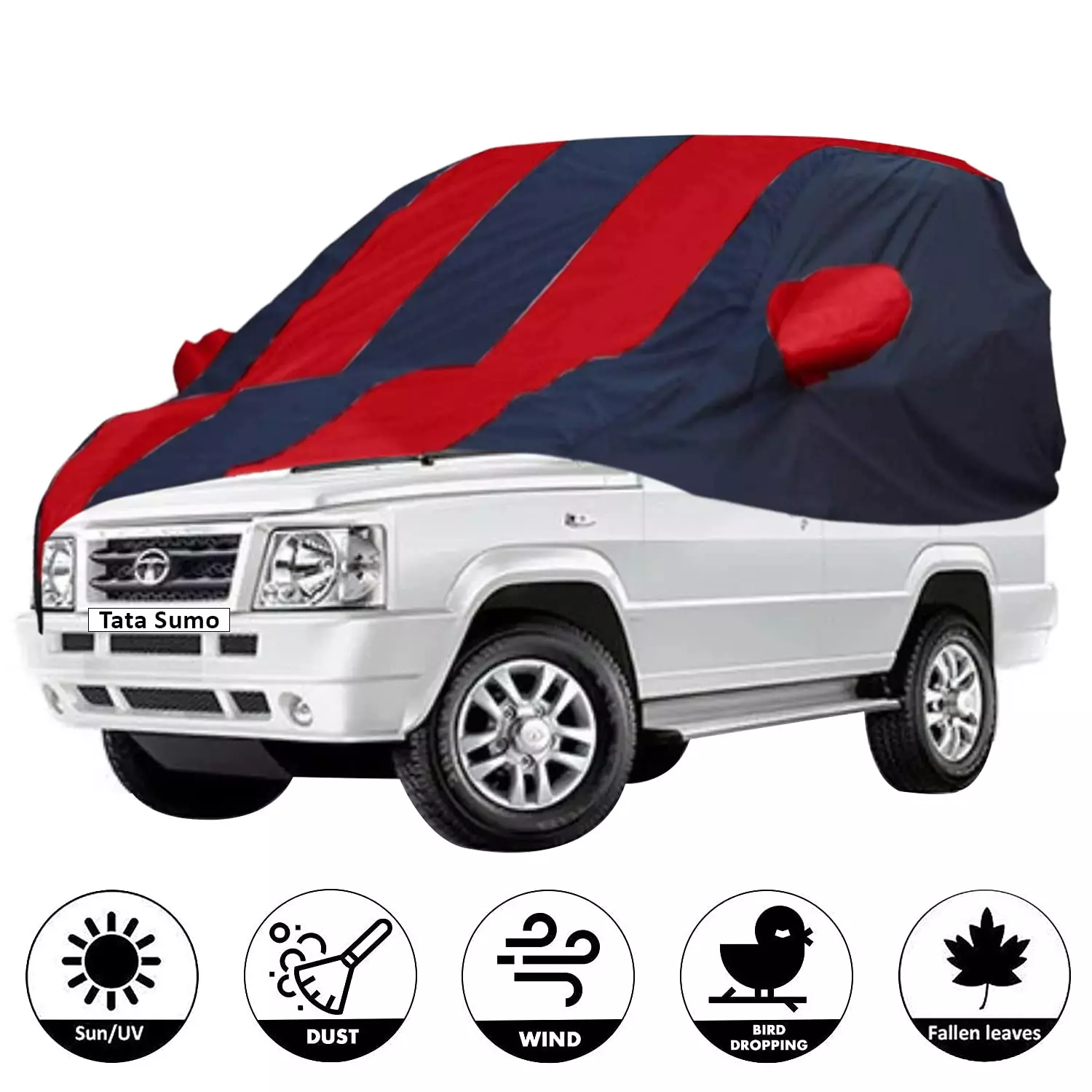 Allextreme TSZ5004 Car Cover Compatible with Tata Sumo Custom Fit  UV Heat Resistant