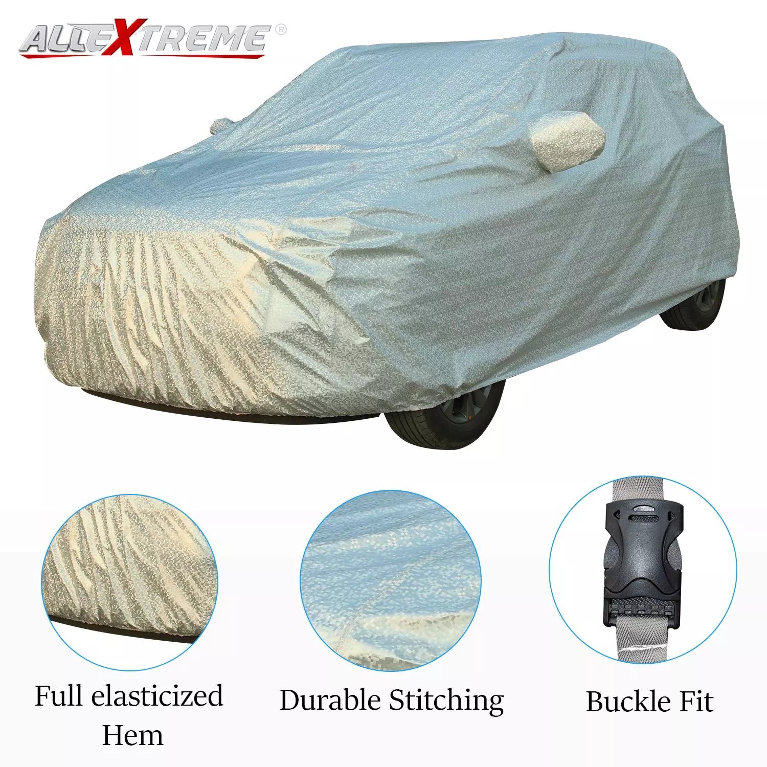 Allextreme FE7007 Car Cover Compatible with Ford EcoSport Custom Fit  UV Heat Resistant