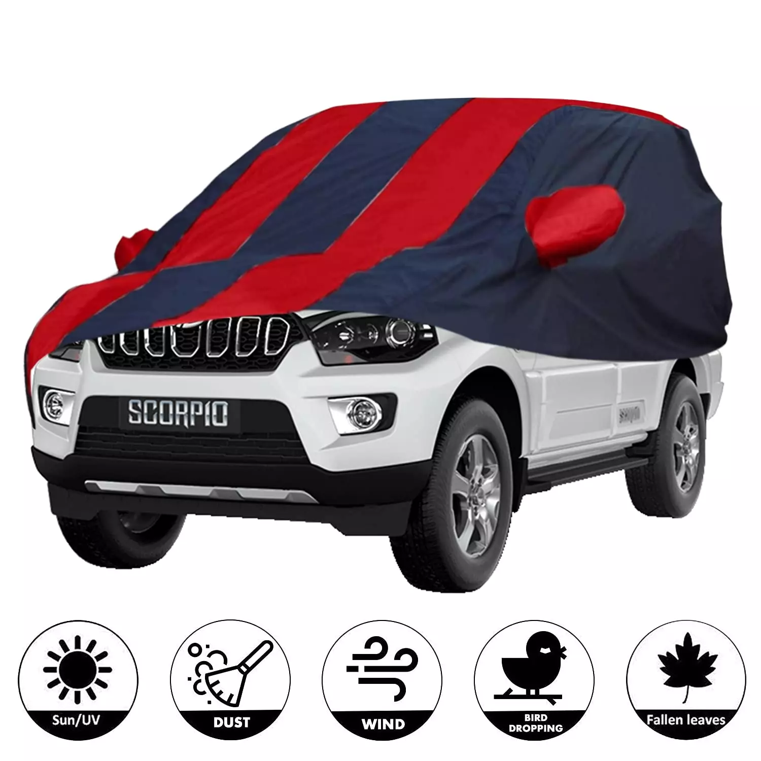 Allextreme MSZ5004 Car Body Cover Compatible with Mahindra Scorpio