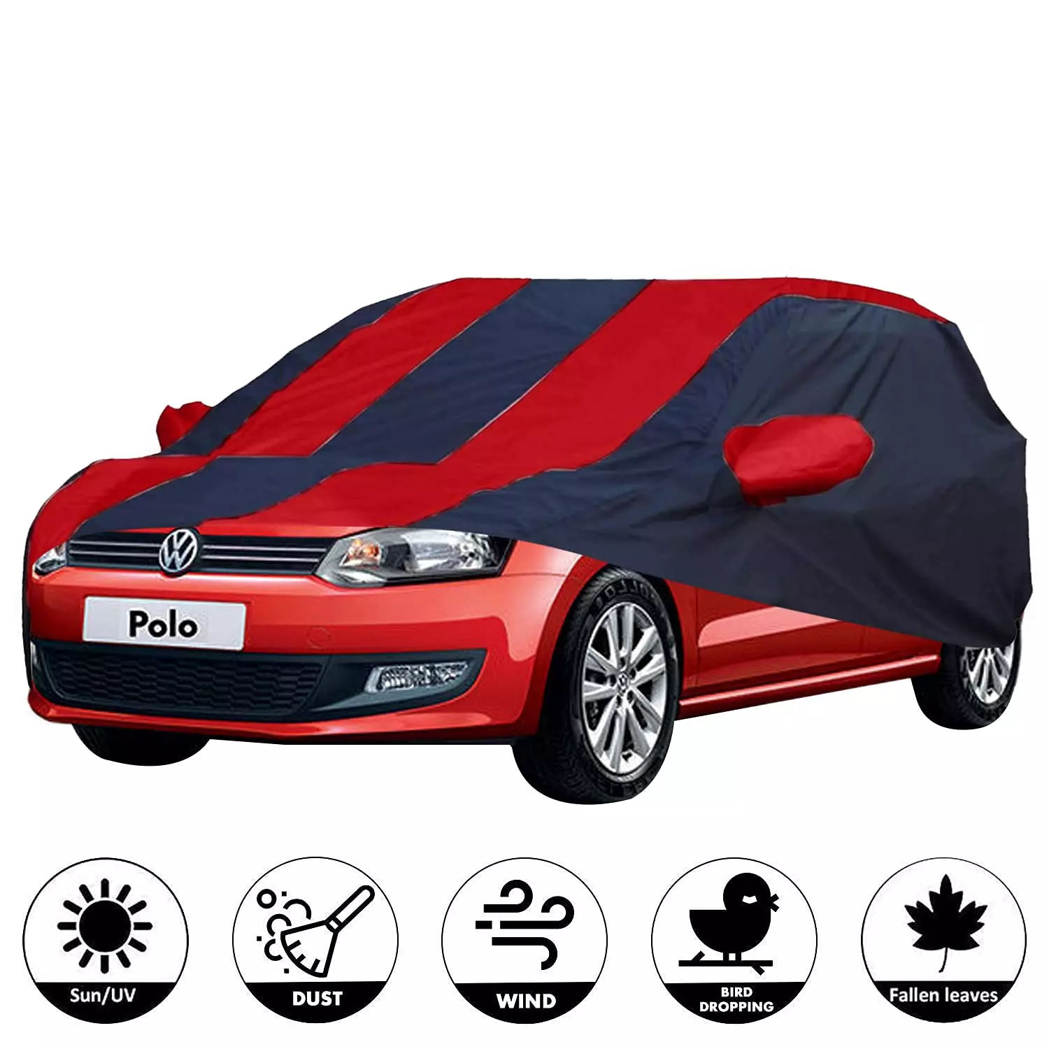 Allextreme VP5004 Car Cover Compatible with Volkswagen Polo Custom Fit  UV Heat Resistant