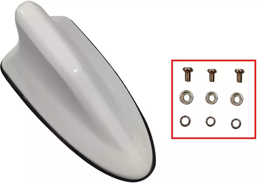 Auto Pearl Premium Quality Car Black Shark Fin Replacement Signal Receiver FA89 i10 Grand Nios 2020 Model Hidden Vehicle Antenna