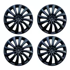 Auto Pearl Premium Quality Car Full Caps Black 35.56 cm (14 Inch) Press Type Fitting Wheel Cover For Maruti Swift (Pack of 4 Pcs)