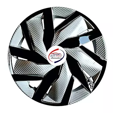 Auto Pearl EgSLBK20 R13 Press Type Wheel Hubcap with Retention Ring 33.02 cm (13 Inch) for Tata Tiago 1.2 Revotron XB (Pack of 4 Pcs)