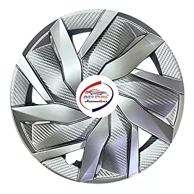 Auto Pearl EgSLV12 R13 Press Type Wheel Hubcap with Retention Ring 33.02 cm (13 Inch) for Maruti Suzuki Eeco (Pack of 4 Pcs)