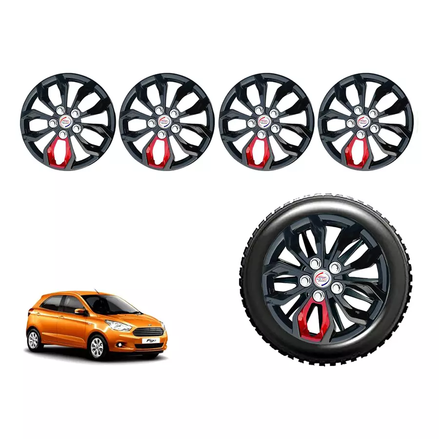 Buy Auto Pearl Blk24_R Press Type Car Wheel Cover with Retention