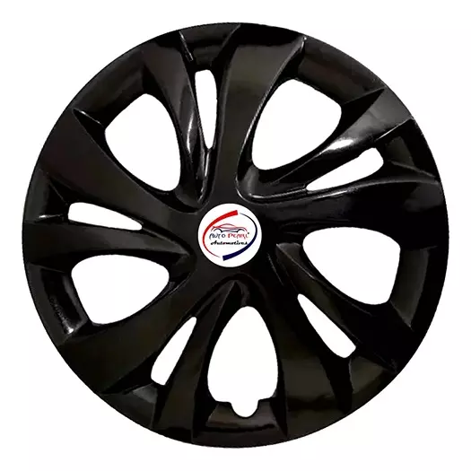 Auto Pearl T5Blk50 R14 Press Type Wheel Hubcap with Retention Ring 355.6 mm(14 Inch) for Tata Tiago 1.2 Revotron XZ (Pack of 4 Pcs)