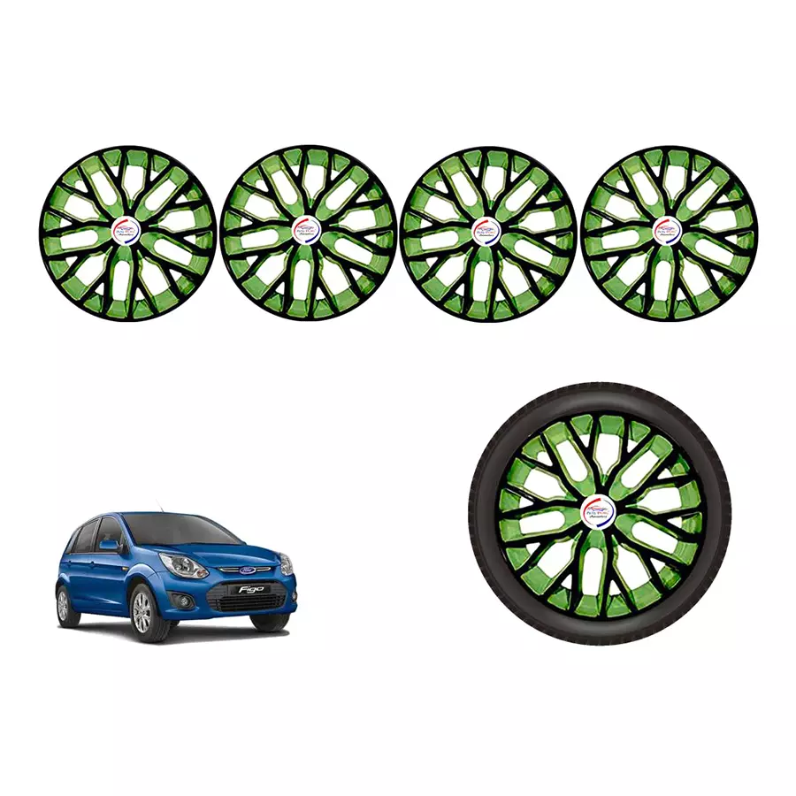 Buy Auto Pearl BlkGn23_R Press Type Car Wheel Cover with Retention