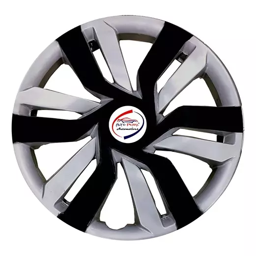 Auto Pearl idRev23 R15 Press Type Wheel Hubcap with Retention Ring 381 mm(15 Inch) for Maruti Suzuki Gypsy King (Pack of 4 Pcs)