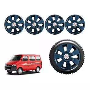 Auto Pearl WaBlk12 R13 Press Type Wheel Hubcap with Retention Ring 33.02 cm (13 Inch) for Maruti Suzuki Eeco (Pack of 4 Pcs)