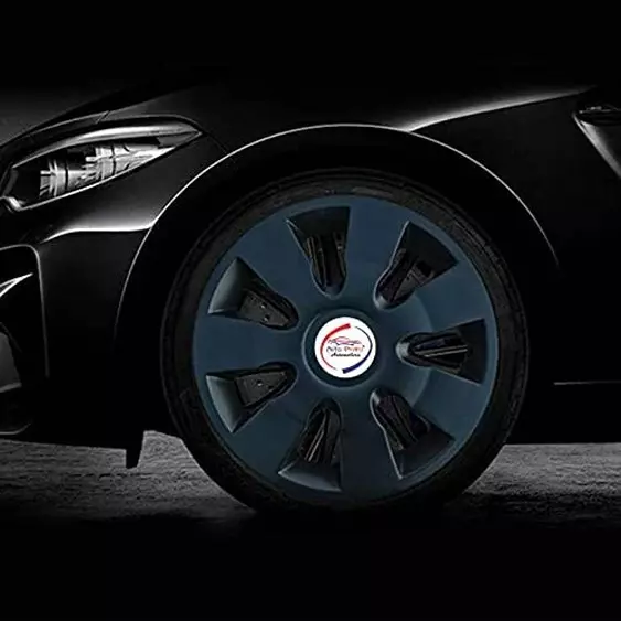 Auto Pearl WaBlk12 R13 Press Type Wheel Hubcap with Retention Ring 33.02 cm (13 Inch) for Maruti Suzuki Eeco (Pack of 4 Pcs)