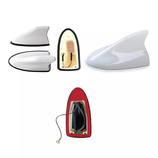 Buy Auto Beast Shark Fin Roof top Signal Receiver Antenna for Honda Amaze Type 2 White Online in India at Best Prices