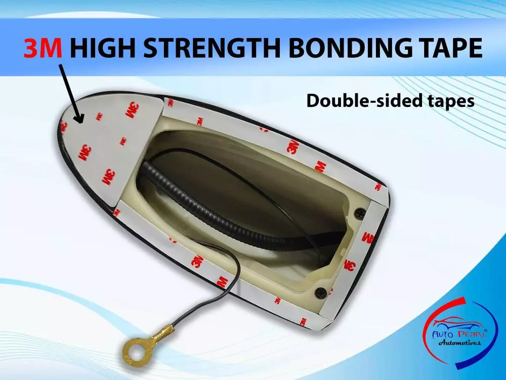 Auto Pearl Premium Quality Car Black Shark Fin Replacement Signal Receiver FA11 Hidden Vehicle Antenna