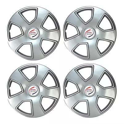 Auto Pearl SCRSL23 R15 Press Type Wheel Hubcap with Retention Ring 381 mm(15 Inch) for Maruti Suzuki Gypsy King (Pack of 4 Pcs)