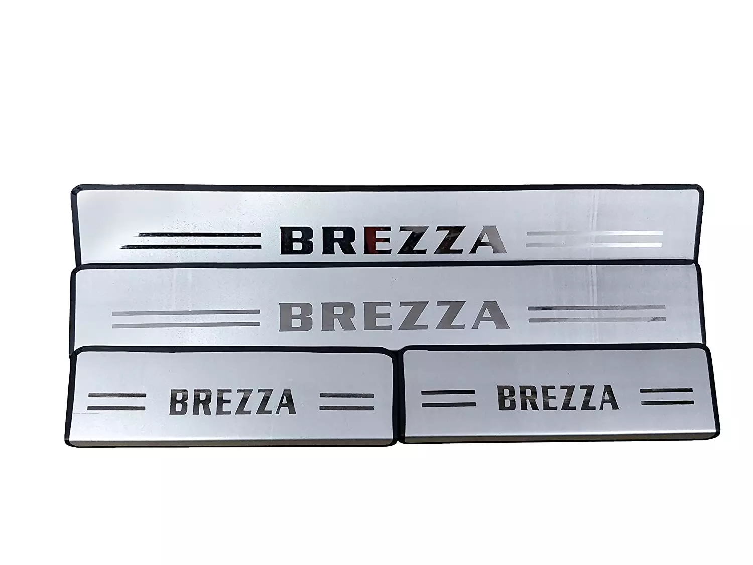 Buy Ib basic Stainless Steel Non-LED Footstep Door Sill Plate for Maruti Suzuki Brezza from Industrybuying.com