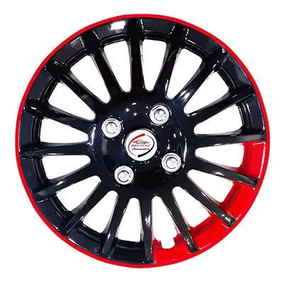 Auto Pearl R13 Press Type Wheel Hubcap with Retention Ring 33.02 cm (13 Inch) for Tata Tiago 1.2 Revotron XB (Pack of 4 Pcs)