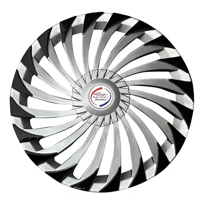Auto Pearl HuDC01 R14 Press Type Wheel Hubcap with Retention Ring 35.56 cm (14 Inch) for Accent (Pack of 4 Pcs)