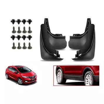 Ontto Car Mudguard Set For Honda Fit 2003-2007 - 4 PCS ABS Plastic Mud Flaps, Front & Rear, No Drilling