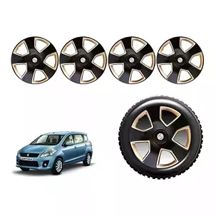 Auto Pearl BKGD18 R15 Press Type Wheel Hubcap with Retention Ring 381 mm(15 Inch) for Maruti Suzuki Ertiga LXI Option (Pack of 4 Pcs)