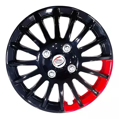 Auto Pearl 381 mm(15 Inch) (4 Pcs) BR31 Press Type Fitting Car Wheel Hubcaps For Honda Jazz 1.2 S i VTEC