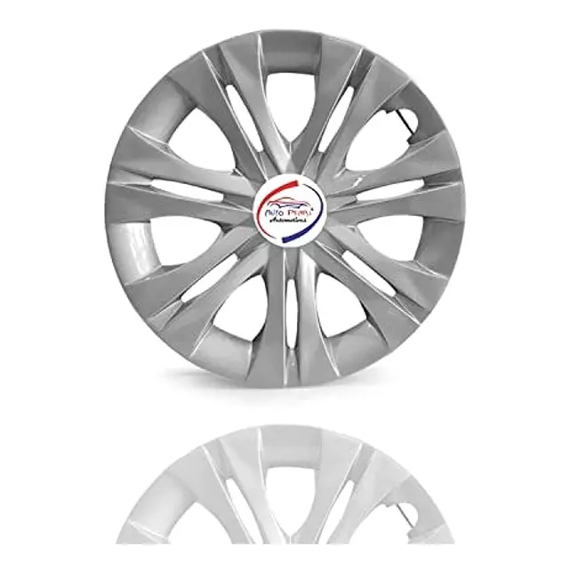 Auto Pearl SLV05 R12 Press Type Wheel Hubcap with Retention Ring 304.8 mm (12 Inch) for Maruti Suzuki Alto 800 LXI (Pack of 4 Pcs)