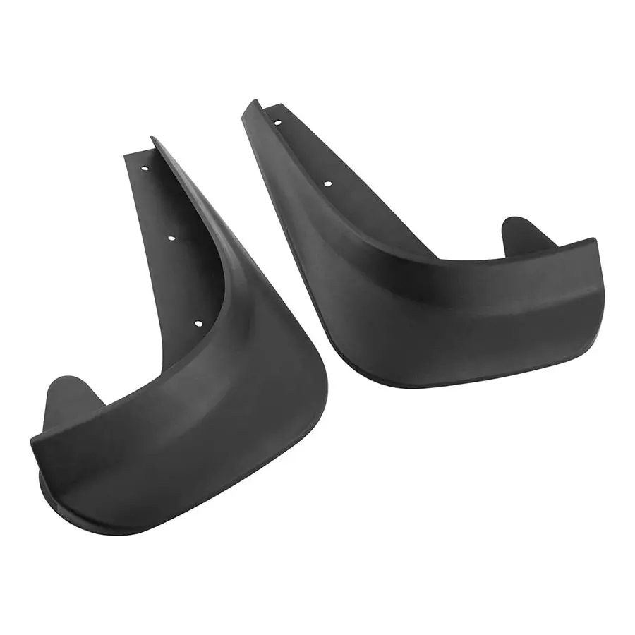 Auto Pearl Front and Rear Mud Guard For Ford Figo (Black) Set of 4 Pcs