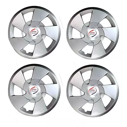 Auto Pearl XuSL23 R15 Press Type Wheel Hubcap with Retention Ring 381 mm(15 Inch) for Maruti Suzuki Gypsy King (Pack of 4 Pcs)