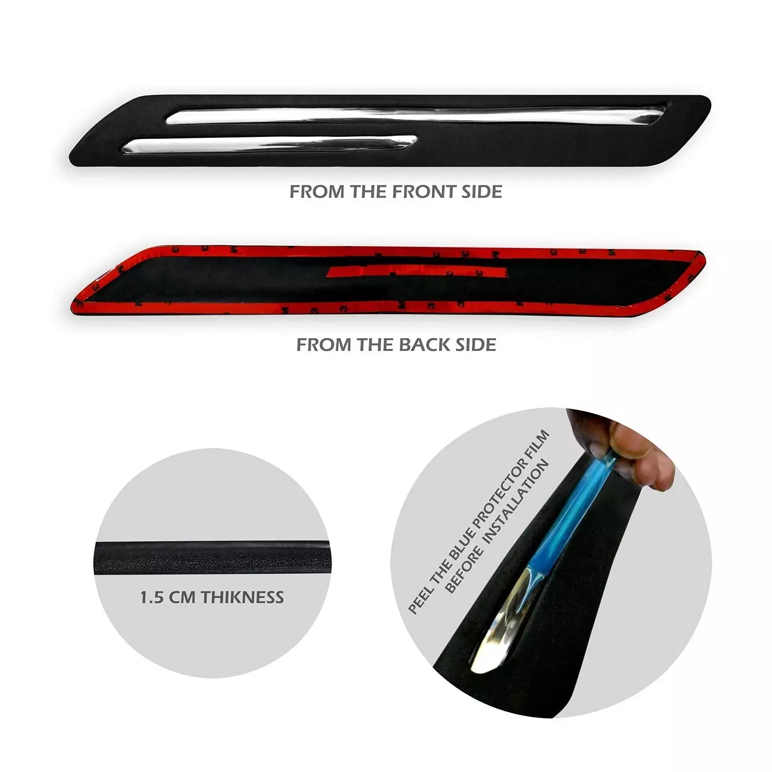 sca-rubber-car-side-bumper-protector-guard-with-double-chrome-strip-for-maruti-suzuki-astar-all-model-black-set-of-4