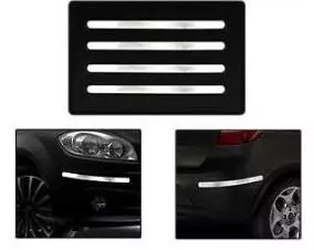 Buy Hotwheelz Bumper Protector Guard Stainless Steel Chrome Finish for Skoda Octavia (Set of 4) from Industrybuying.com