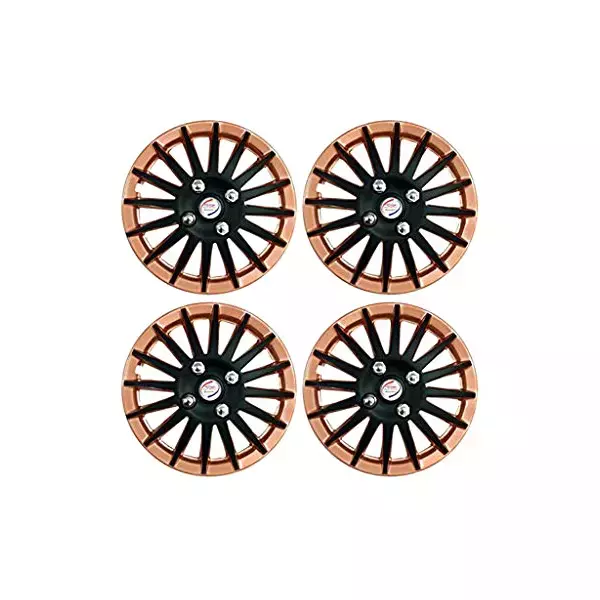 Auto Pearl Car Copper Black Wheel Cover Caps 35.56 cm (14 Inch) Press Type Fitting for Ford Figo 2015