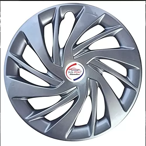 Auto Pearl Ertiga Silver 33.02 cm (13 Inch) 4 Pcs Press Type Hubcap Wheel Cover Replacements for Alto K10 Old
