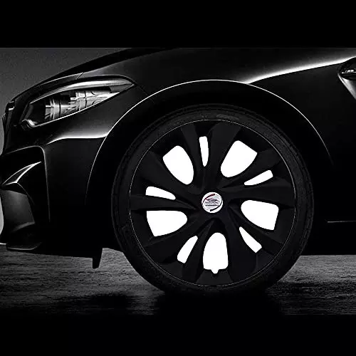 Auto Pearl Car Full Silver Wheel Cover Caps 35.56 cm (14 Inch) Press Type Fitting for Figo Aspire
