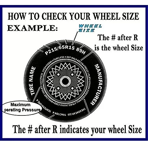 Auto Pearl Car Full Silver Wheel Cover Caps 35.56 cm (14 Inch) Press Type Fitting for Figo Aspire