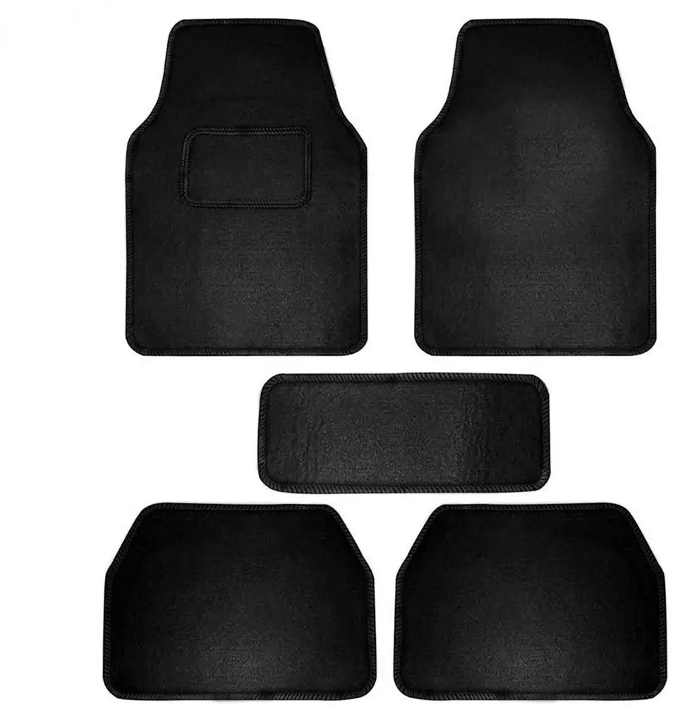 Auto Pearl CMBK125 Polyester Standard Mat for Volkswagen Polo Exquisite (Black)