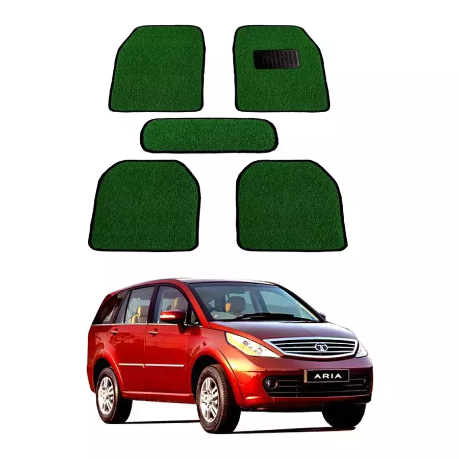 Auto Pearl HD5M266 PVC and Plastic Standard Mat for Tata Aria 2005 (Green)