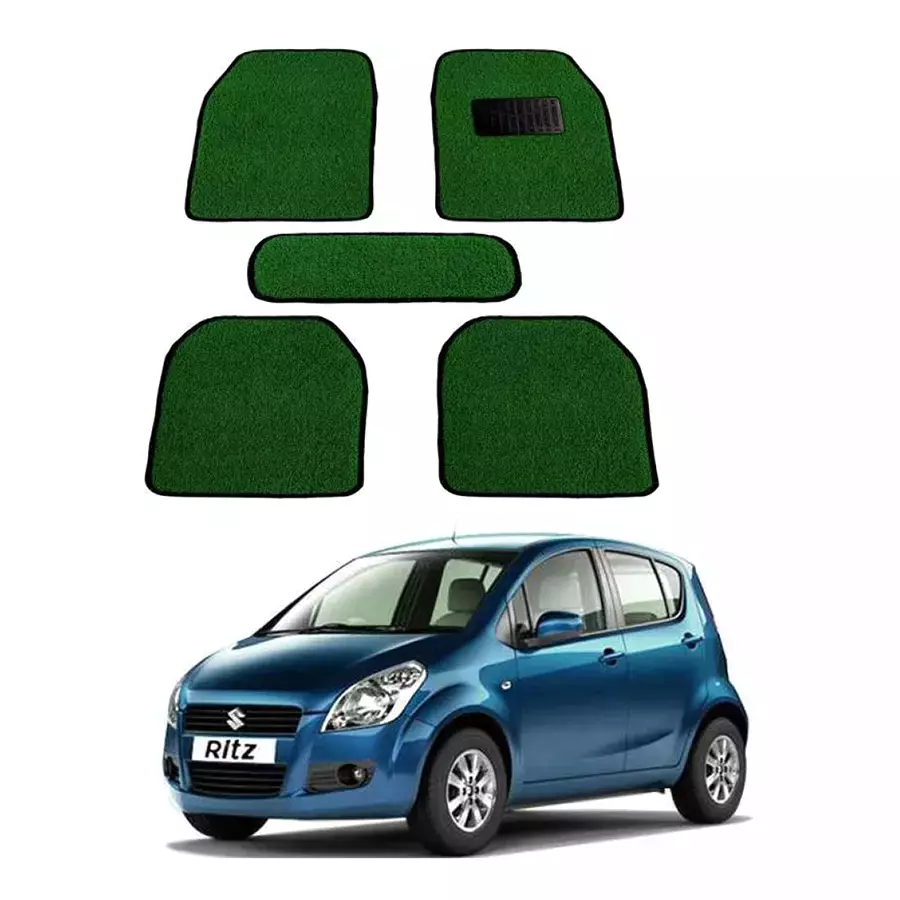 Auto Pearl HD5M325 PVC and Plastic Standard Mat for Maruti Suzuki Ritz 2005  (Green)