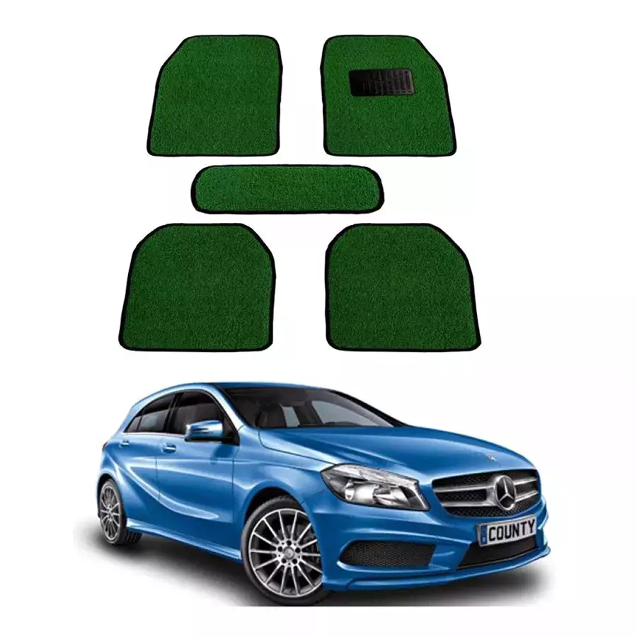 Auto Pearl HD5M215 PVC and Plastic Standard Mat for Mercedes Benz A180 2005-2015 (Green)