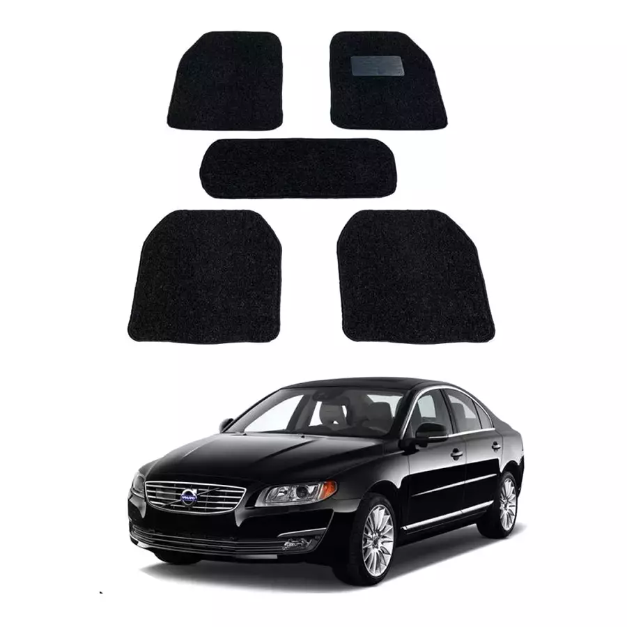 Auto Pearl DB7M319 PVC and Plastic Standard Mat for Volvo S80 2005-2015 (Black)