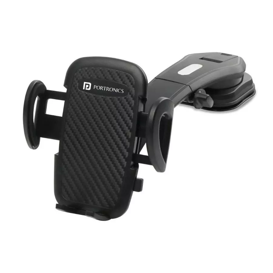 Buy Portronics Rotatet 360 ° Black Car Mobile Holder POR 1307 Online in