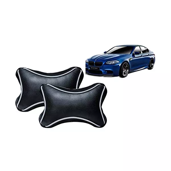 Auto Pearl Black Dots CV Car Neck Rest Pillow Compatible for BMW M5-picture-33