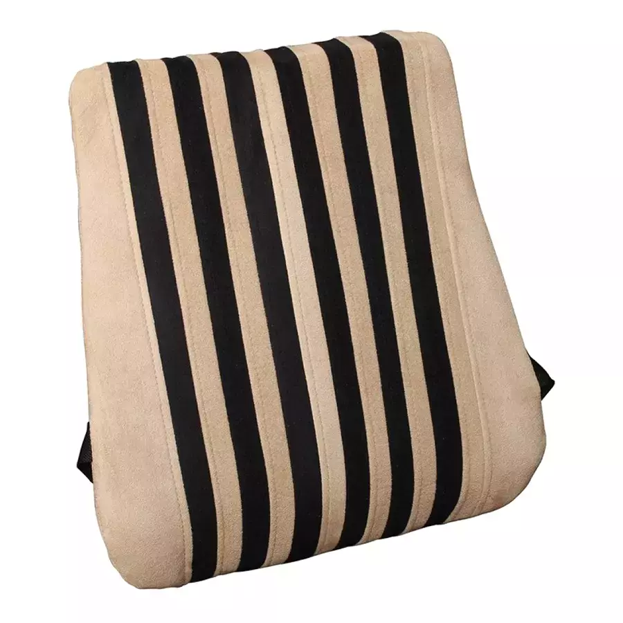 Auto Pearl Beige & Brown Wooden Bead Car Seating Pad for Maruti Suzuki Maruti Esteem