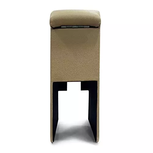 SCA SureStriv Heavy Quality Car Center Console/Handrest/Armrest Custom fit Wooden and Rexene for Venue All Model Beige