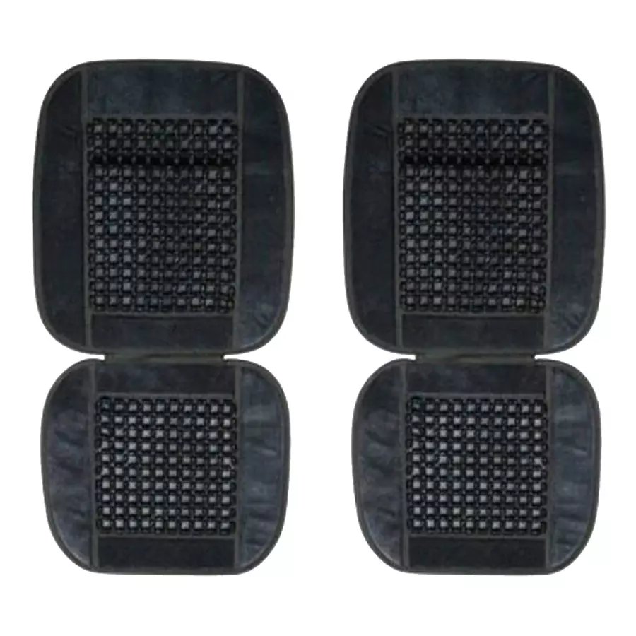 Auto Pearl BSG2P51 Polyester, Cotton Front Vehicle Seating Pad Grey for Mercedes Benz E Class (Pack of 2)