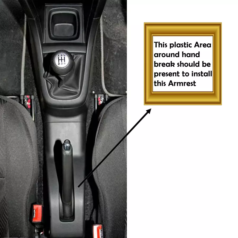 Auto Pearl Beige & Black Velvet Car Cushion for Honda Civic, BSR96