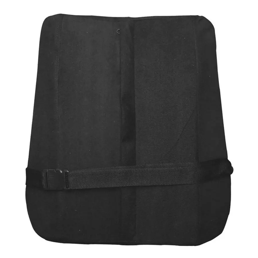 Auto Pearl Black Polyester & Cotton Car Seating Pad