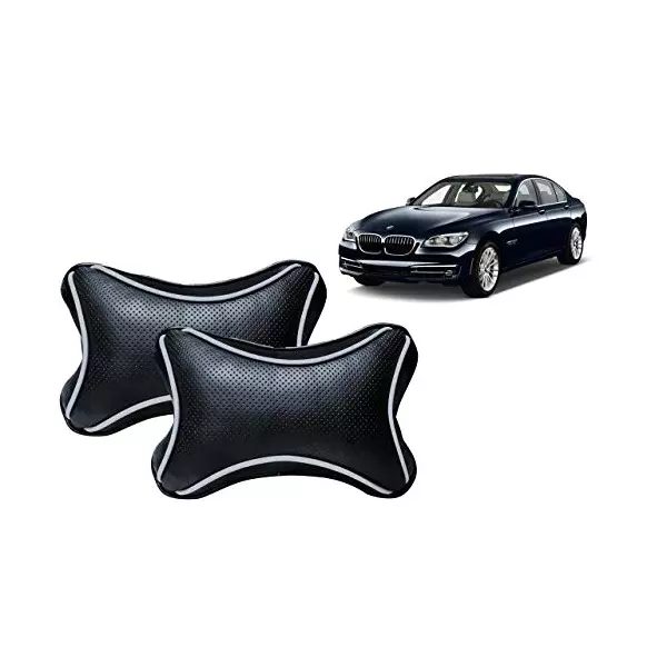 Auto Pearl Black Dots CV Car Neck Rest Pillow Compatible for BMW 7 Series-picture-25