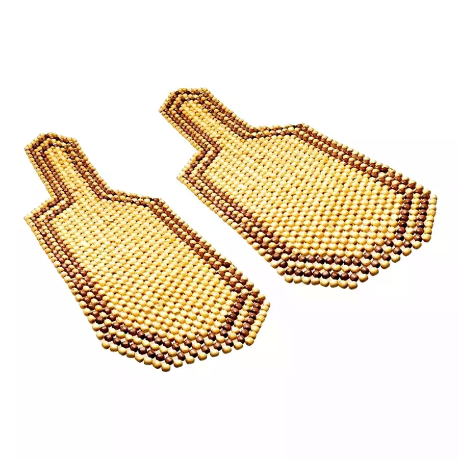 Auto Pearl WBS2P45 Polyester, Cotton Vehicle Seating Pad For Daewoo Cielo Beige, Brown, 2 pc