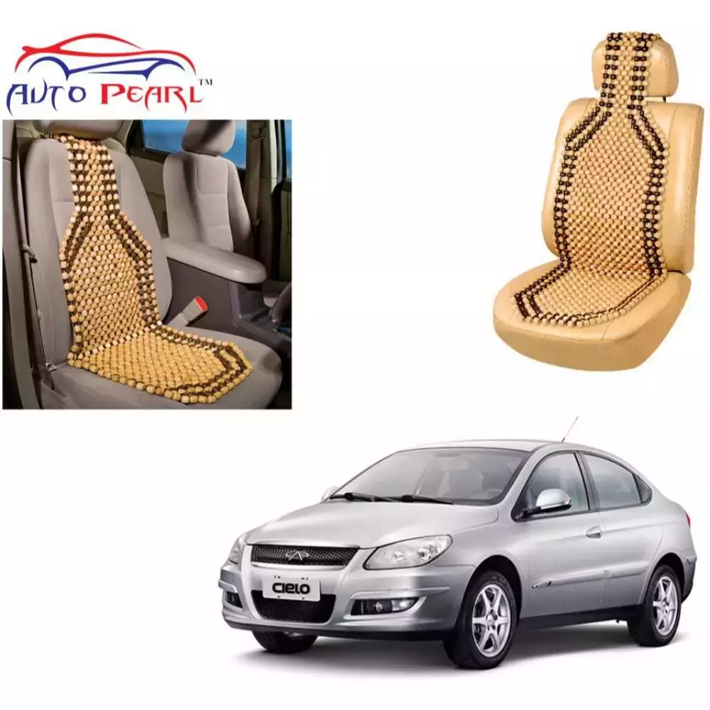 Auto Pearl WBS2P45 Polyester, Cotton Vehicle Seating Pad For Daewoo Cielo Beige, Brown, 2 pc