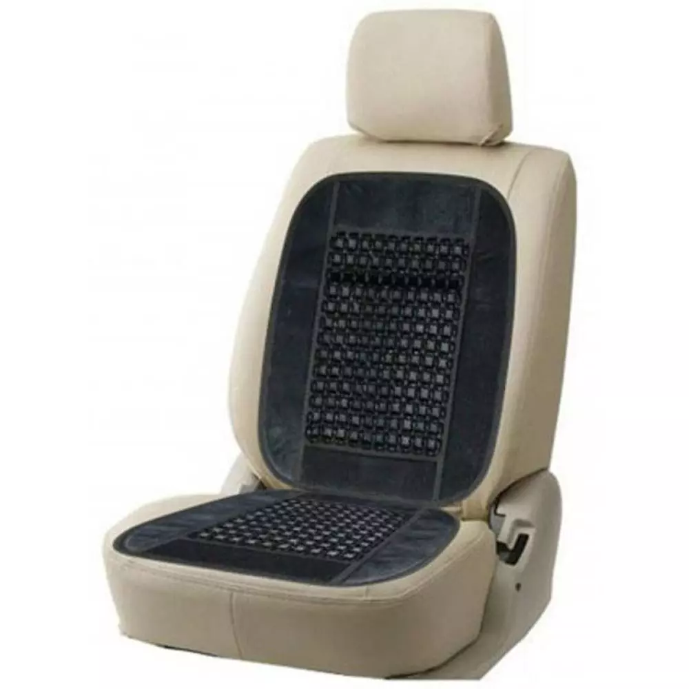 Auto Pearl Polyester, Cotton Vehicle Seating Pad For Daewoo Matiz Grey