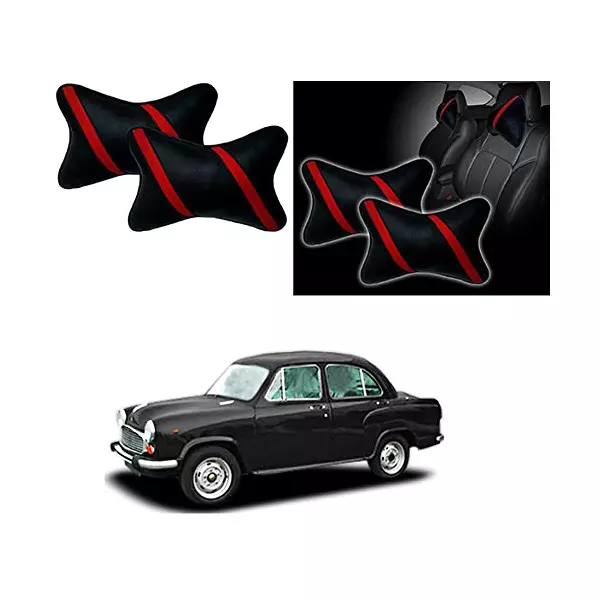 auto-pearl-strip-red-car-neck-cushionneck-pillow-compatible-with-hindustan-ambassador