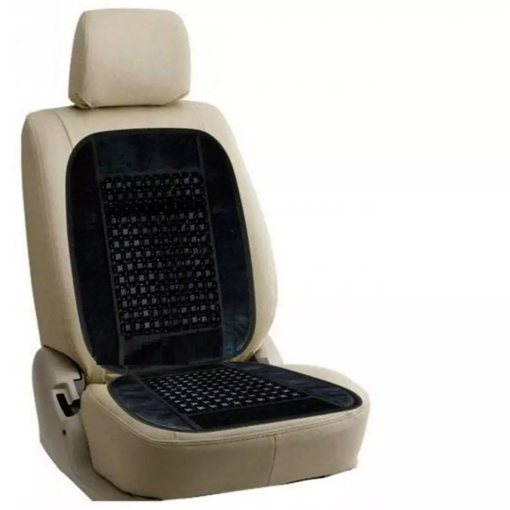 Auto Pearl VB2Bl16 Polyester, Cotton Vehicle Seating Pad For Mahindra 500 Black